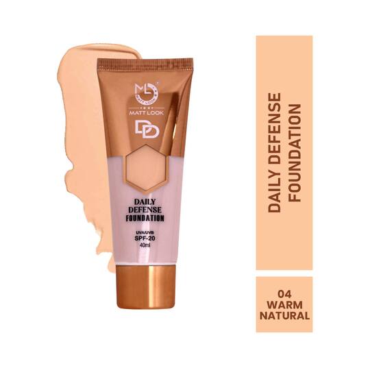 Matt Look Daily Defense Foundation SPF 20 - 04 Warm Natural (40ml)