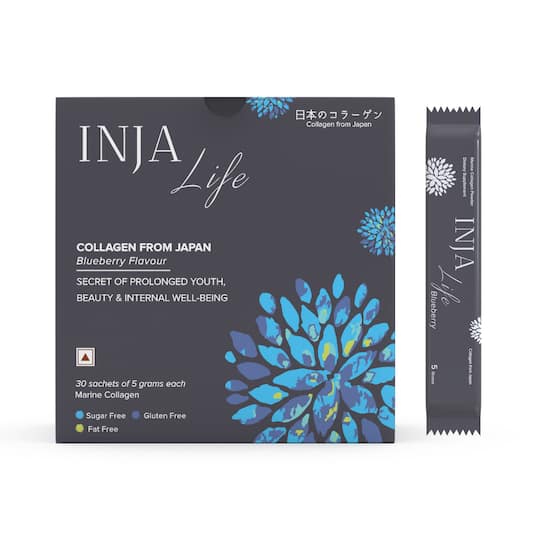 INJA Wellness Life Japanese Marine Collagen, Blueberry Flavour (30 Pcs)