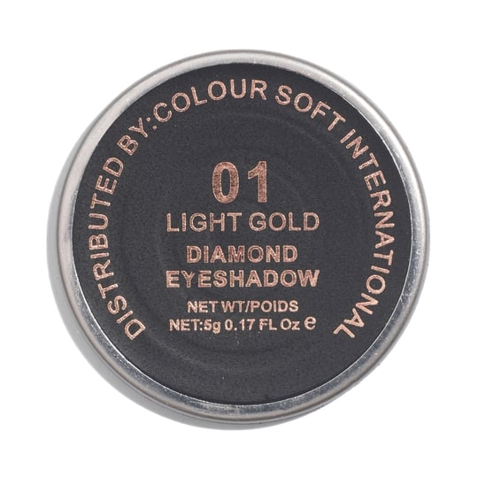 Europe Girl Diamond Eyeshadow Refill Pan - 01 Light Gold (5g)