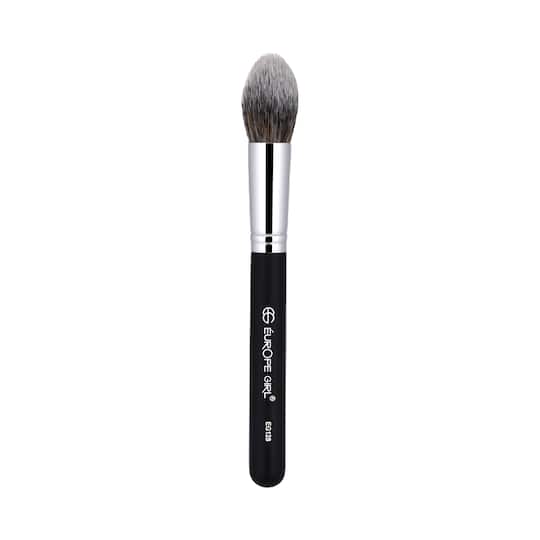 Europe Girl 128 Small Powder Brush - Black & Silver