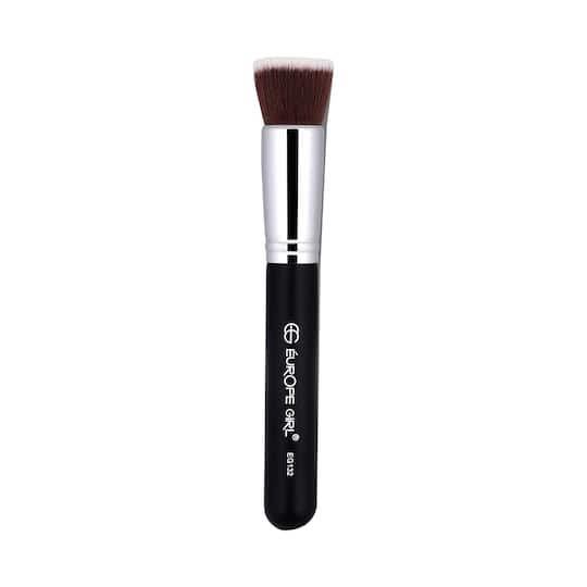 Europe Girl 132 Foundation Brush - Black & Silver