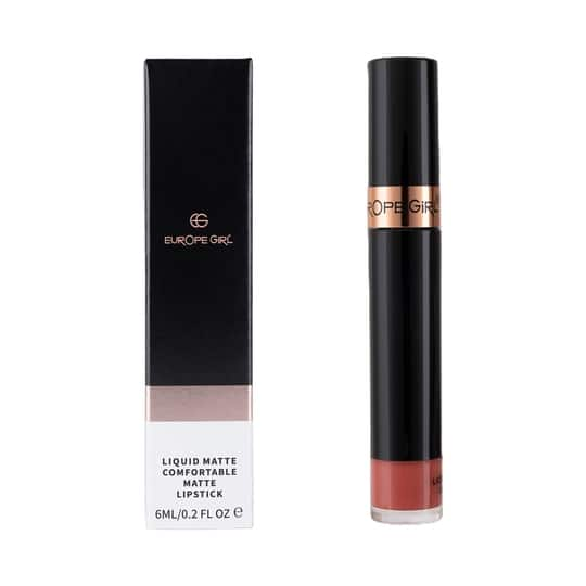 Europe Girl Comfortable Matte Liquid Lipstick - EG 05 Bella (6ml)