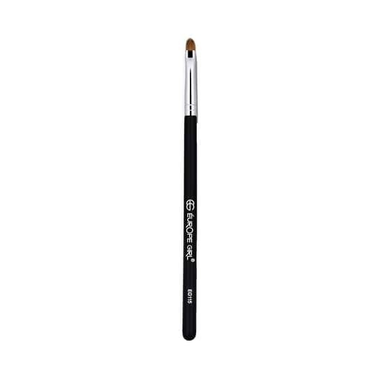 Europe Girl 115 Lip Brush - Black & Silver