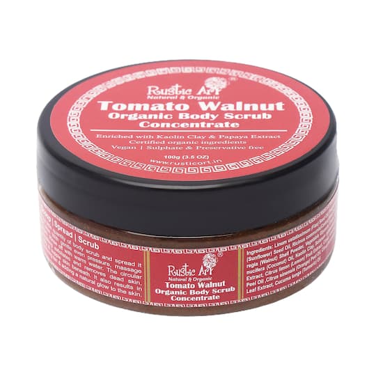 Rustic Art Tomato Walnut Body & Face Scrub Concentrate (100g)
