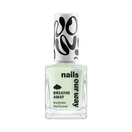 Nails Our Way Breathe Away Nail Enamel - Pistachio (10 ml)