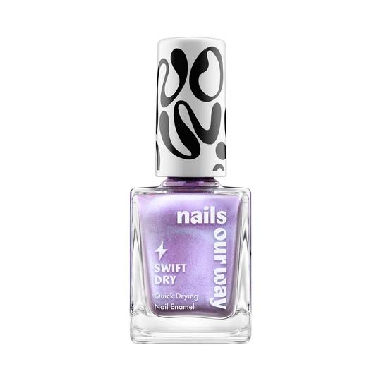 Nails Our Way Swift Dry Nail Enamel - Purple Pizzazz (10 ml)