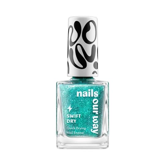 Nails Our Way Swift Dry Nail Enamel - Emerald Gala (10 ml)