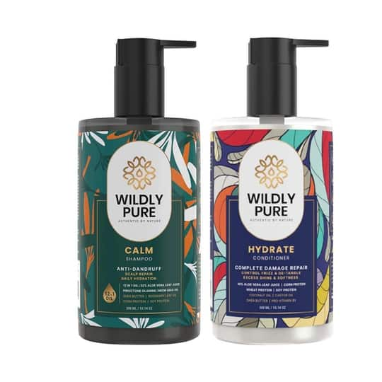 Wildly Pure Anti Dandruff Shampoo & Conditioner Combo (2Pcs)