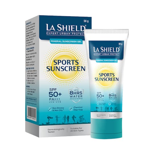 La Shield Mineral Sports Sunscreen Gel SPF 50+ PA+++ (50g)