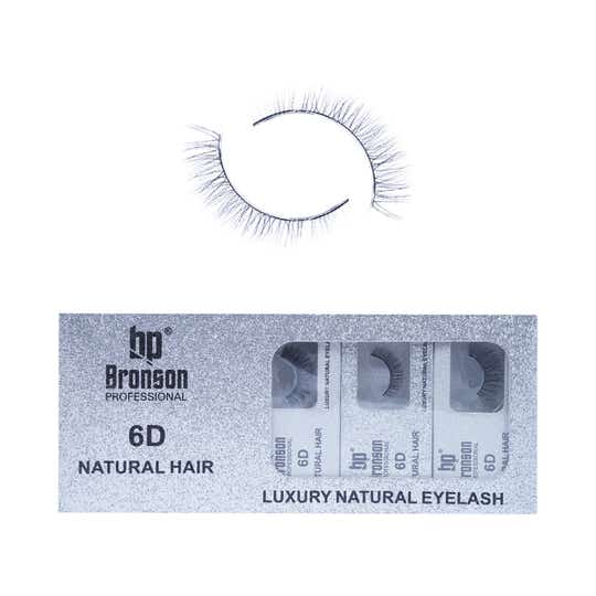 Bronson Professional Pair 6D Long & Natural False Eyelashes - 112 - Black (10 Pairs)