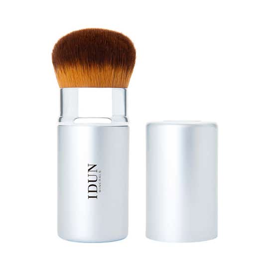 IDUN Minerals Retractable Kabuki Brush - White
