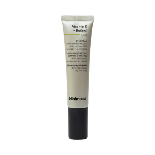 Minimalist Vitamin K + Retinal 01% Eye Cream (14g)