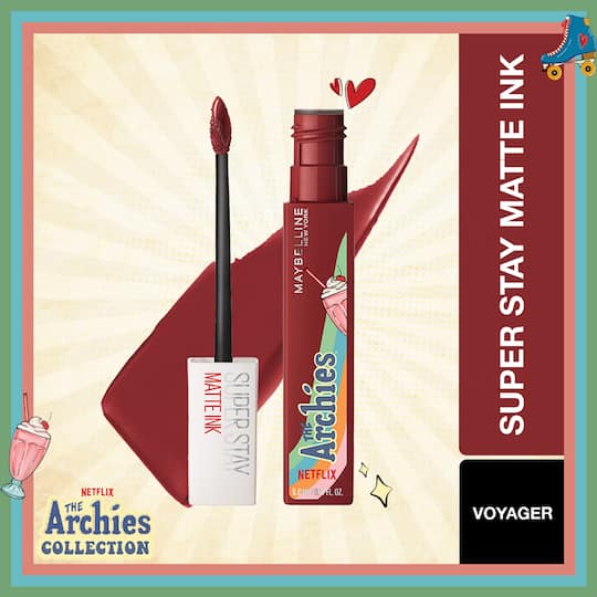 Maybelline New York Super Stay Matte Ink Liquid Lipstick The Archies Limited Edition - 50 Voyager