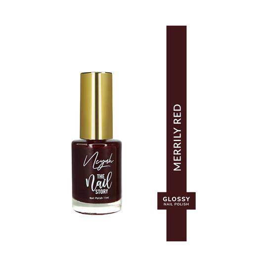 Neyah The Nail Story Nail Paint - 104 Merrily Red (11ml)