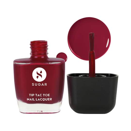 SUGAR Cosmetics Tip Tac Toe Nail Lacquer Classic - 28 Joyful Jam (9ml)