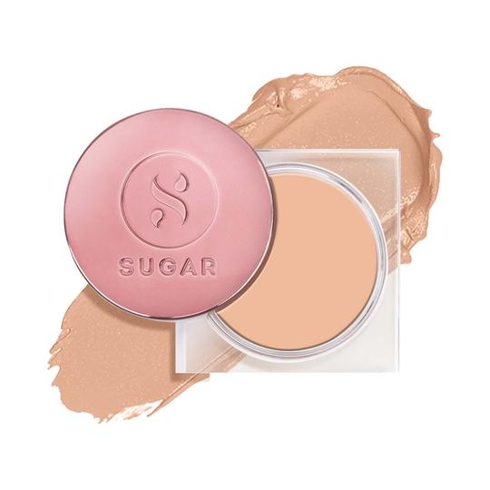 SUGAR Cosmetics Mettle Cream To Powder Foundation - 15 Cappuccino (15g)