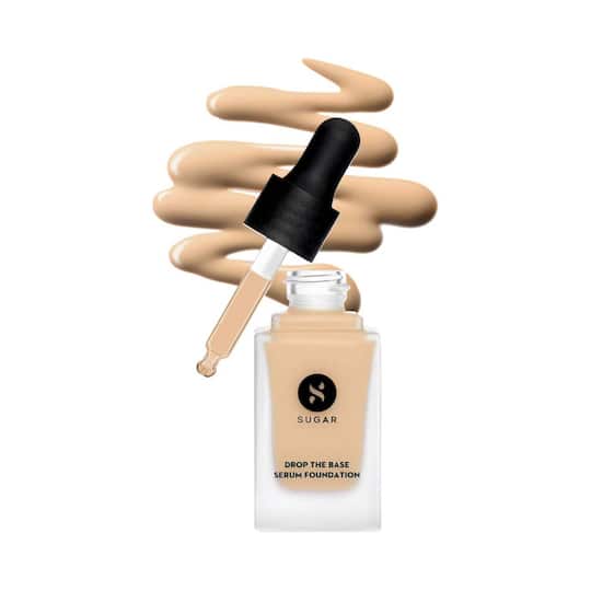 SUGAR Cosmetics Drop The Base Serum Foundation - 10 Latte (20ml)