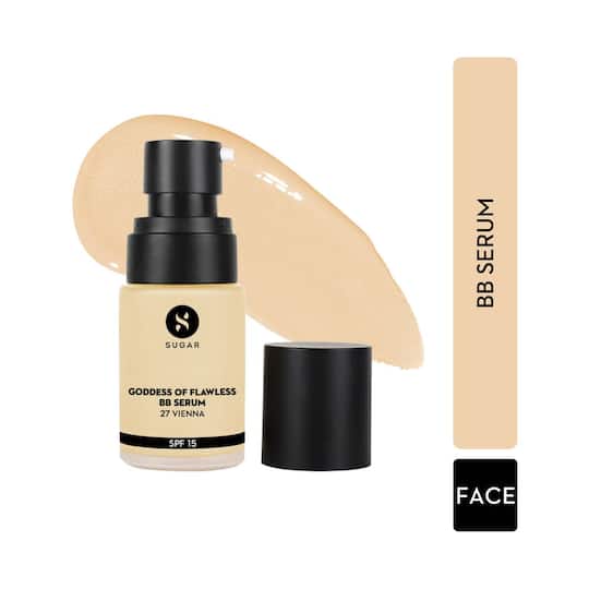 SUGAR Cosmetics Goddess Of Flawless BB Serum SPF 15 - 27 Vienna (25ml)