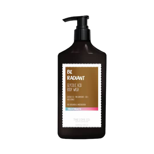 THE LOVE CO. Be Radiant Glycolic Acid Body Wash (250ml)