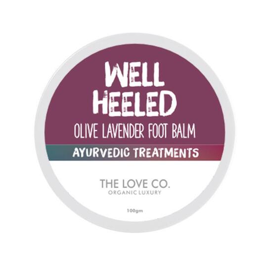 THE LOVE CO. Well Heeled Olive Lavender Foot Balm (100g)