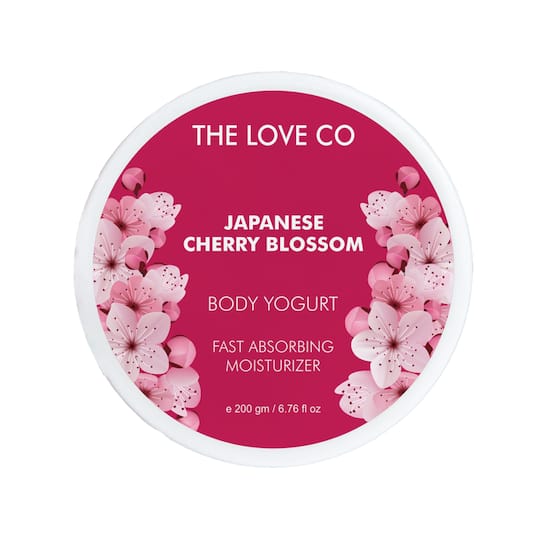 THE LOVE CO. Japanese Cherry Blossom Body Yogurt Deep Moisturization With Pure Shea Butter (200g)