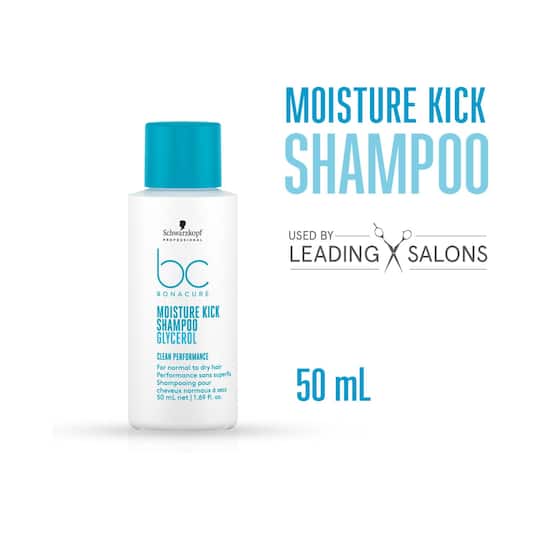 Schwarzkopf Professional Bonacure Moisture Kick Shampoo With Glycerol For Dry Hair (50ml)