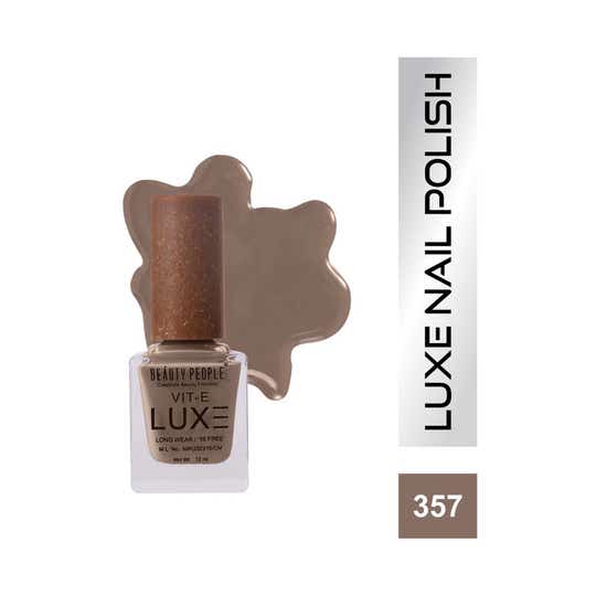 Beauty People Luxe Nail Polish with Vitamin E - 357 Nude At Its Best (12ml)