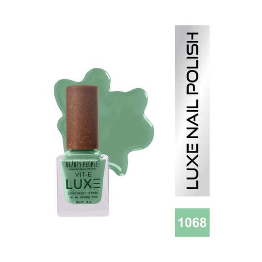 Beauty People Luxe Nail Polish with Vitamin E - 1068 Marvelous Mint (12ml)