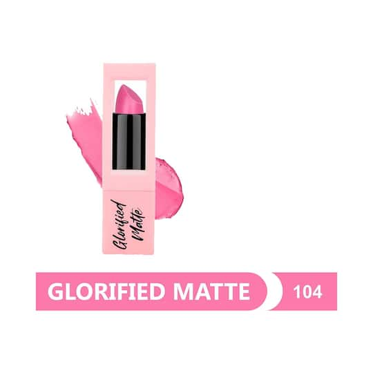 Beauty People Glorified Pink Lipstick - 104 Bare Hug (3.8g)