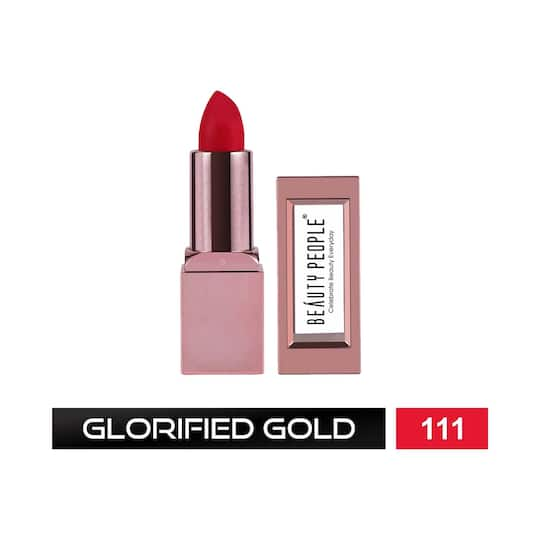 Beauty People Glorified Gold Lipstick - 111 Red Zepellin (3.8g)