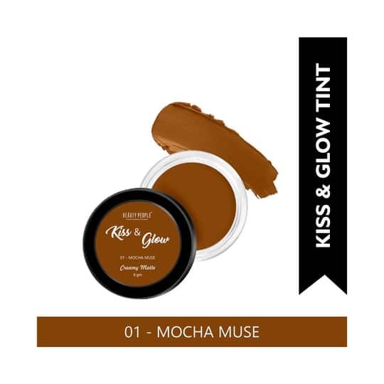 Beauty People Kiss and Glow Lip, Cheek & Eye Tint Balm - 01 Mocha Muse (8g)