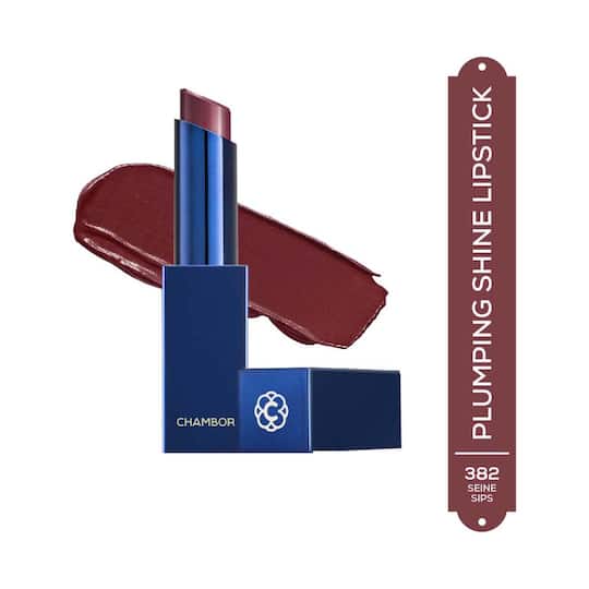 Chambor Tres Shine Plump++ Lipstick - 382 Seine Sips (3g)