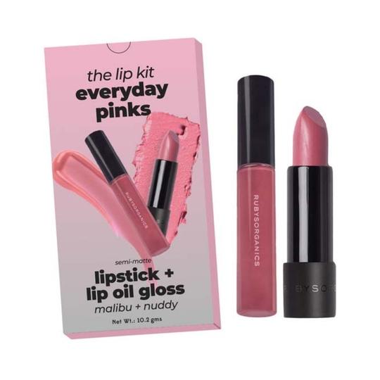 Ruby's Organics Lip Kit - Everyday Pinks (2 Pcs)