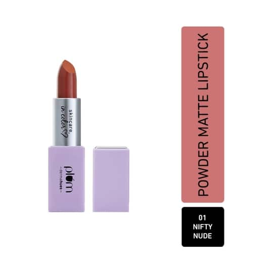 Plum Velvet Haze Powder Matte Lipstick - 03 Magical Mauve (4.2g)