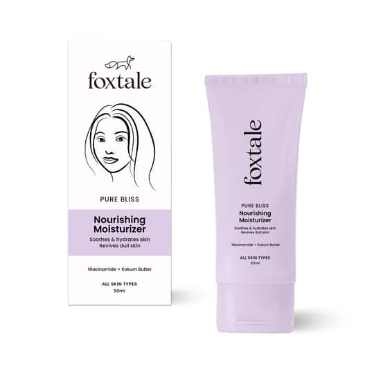 Foxtale Nourishing Face Moisturizer with Niacinamide for 24 Hr Hydration (50ml)