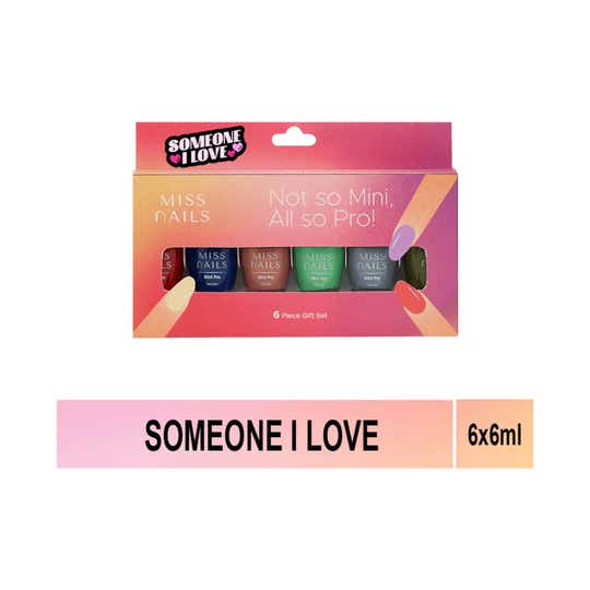 Miss Nails Mini Pro Nail Polish - Someone I Love (6 Pcs)