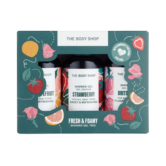 The Body Shop Fresh and Foamy Shower Gel Trio - (3Pcs)