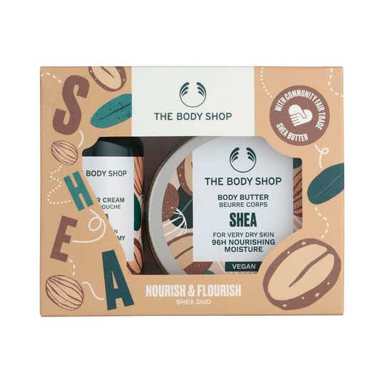 The Body Shop Nourish and Flourish Shea Duo - (2Pcs)