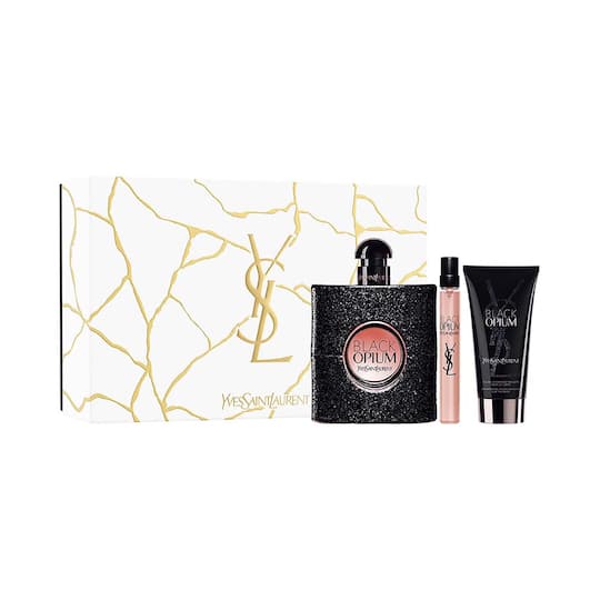 Yves Saint Laurent Black Opium Eau De Parfum Women's Gift Set - (3Pcs)