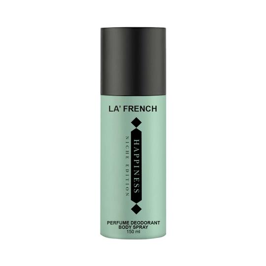 LA' French Happiness Deodorant For Men & Women (150ml)