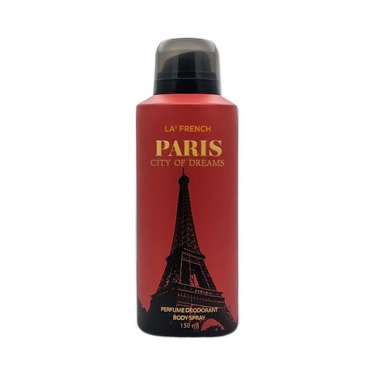 LA' French Paris City Of Dreams Deodorant For Men & Women (150ml)