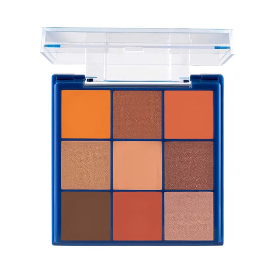MARS Makeup Kit With 9 Highly Pigmented Eyeshadows, Blusher And Highlighter - 01 (16g)