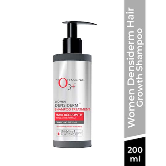 O3+ Women Densiderm Hair Growth Shampoo with Ginseng For Hair Fall Control & Hair Growth (200 ml)
