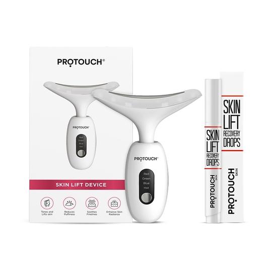 Protouch Skin Lift Combo - Skin lift Device & Recovery Drops, Facial Massager