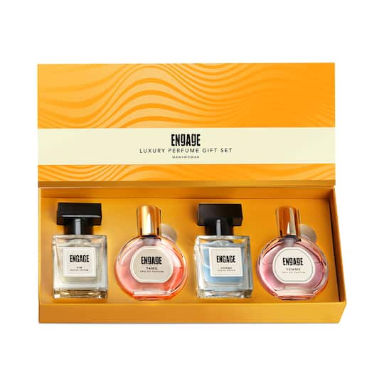 Engage Luxury Travel Sized Gift Pack Eau De Perfume For Unisex - (4 Pcs)