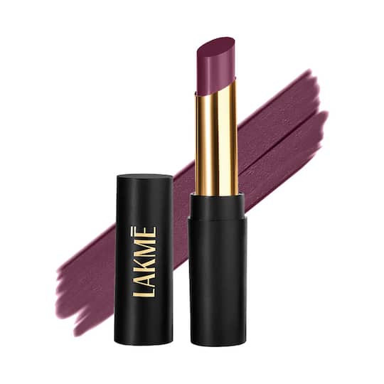 Lakme Absolute Beyond Matte Lipstick - 502 Purple Pop (3.4g)
