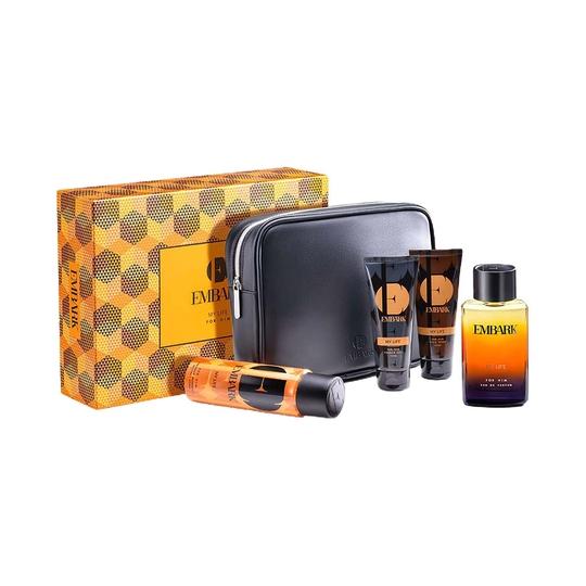 EMBARK My Life Eau De Parfum and Face Wash & Shower Gel & Deodorant & Pouch For Men Set (5 pcs)