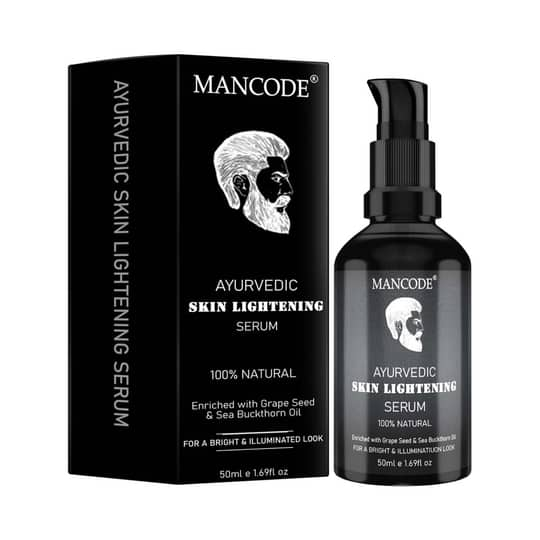 Mancode Ayurvedic Skin Lightening Face Serum For Men (50 ml)