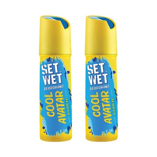 Set Wet Cool Avatar Body Spray Perfume for Men (2 pcs)