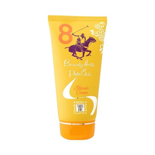 BEVERLY HILLS POLO CLUB Sports No.8 - 3 In 1 Shower Cream for Women (150ml)